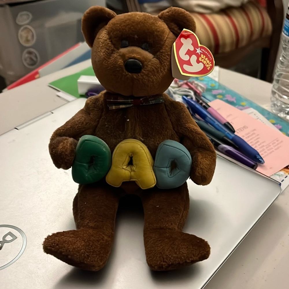 Vintage “Dad” Beanie Baby (2004)